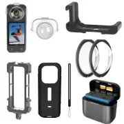 Lens Cap Case Cover Guard Protector Charger Accessories For Insta360 X3 Camera