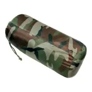 86 x 58 WOODLAND G.I Style Poncho Liner Blanket Sleeping Bag Rip-Stop Nylon