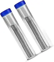 2 Pack 60/40 Tin Lead Free Rosin Core Solder, Solder Wire Tin Lead Electrical Soldering Tools Diameter 0.8mm(Random color)