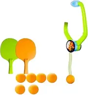 Hanging Table Tennis Game with Door Clip for Easy Setup Door Clamp is Firmly Fixed to Door to Prevent Falling Off.