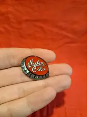 FALLOUT-NUKA COLA BOTTLE CAP Metal Label Pin