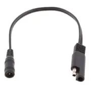 10" SAE to Coax Female Adapter Cable Motorcycle Heat Clothing Jack Adapter