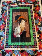 Australian Home Made Patchwork Japanese Quilt