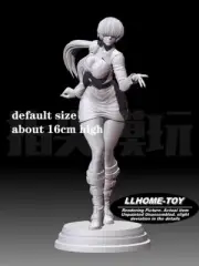 Game Shermie hot girl stand Resin 3D Print GK Kit Figure DIY Model Toy Gift