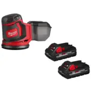 Milwaukee Disc Sanders M18 18V Lithium-Ion Cordless 5 in. Random W/Two 3.0 Ah