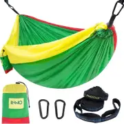 INNO Stage Camping Hammock - Portable Hammocks Double with 2 Tree Straps, Lightw