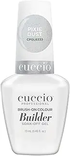 Cuccio Brush on Colour Builder Gel with Calcium LED/UV Cherry Blossom, Pixie Dust, 13ml