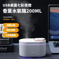 在飛比找momo購物網優惠-【空氣加濕】USB變色小夜燈迷你香薰機(霧化水氧機 薰香機 