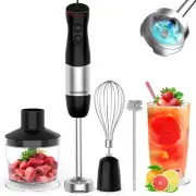 Immersion Blender Handheld, Hand Blender with 1000W 5-in-1 Stainless Steel Bl...