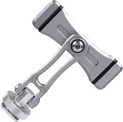 Niceyrig Aluminum Alloy Smartphone Tripod Mount Holder Clamp with Cold Shoe Adaptor for iPhone 15 14 13 12 11 Pro Max Android Galaxy S22 Huawei Vlogging
