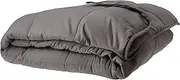 Luxor Linen Premium Heavy Gravity Weighted Blanket (Weight-Blanket-LS-Gry-4.5)