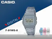 在飛比找Yahoo!奇摩拍賣優惠-CASIO 手錶專賣店 國隆 F-91WS-8 果凍材質系列