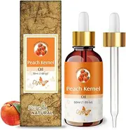 Crysalis Peach Kernel (Prunus Persica) Oil |100% Pure & Natural Undiluted Carrier Oil Organic Standard| Helps in Care of Skin, Hair |Aromatherapy Oil| 50ml with Dropper