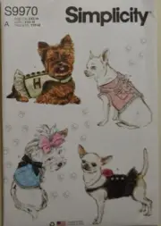 Simplicity- 9970 - Dog Coats