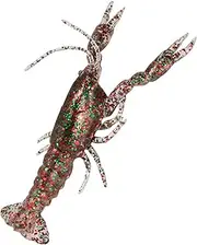 Premium PVC Soft Crawfish Fishing Lure 12cm 19g, Realistic Bait for Anglers, 3 Color Options