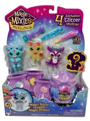 MAGIC MIXLINGS MIXIES SPARKLE MAGIC MEGA PACK INCLUDES 4 FIGURES MOOSE TOYS Gift