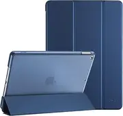 ProCase iPad 10.2 Case 9th Gen 2021/ iPad 8th Gen 2020/ 7th Gen 2019, Slim Stand Hard Back Shell Protective Smart Cover Case for 10.2 Inch iPad 9/8/7 -Darkblue