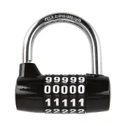 Oxford 5-Digit Combination Padlock Black