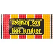 Mongoose - 1980 Kos Krusier - prism Decal set - Old School bmx