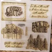 Close To My Heart Back To Nature Clear Acrylic Stamps D1146