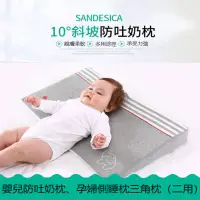 在飛比找蝦皮購物優惠-新品  嬰兒防溢奶用枕 嬰兒枕頭孕婦側睡枕 嬰兒三角枕 嬰兒