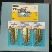 Stanley and National Barrel Bolt 3"