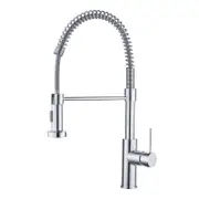 Mondella 35mm Chrome WELS 4 Star 7.5L/min Resonance Dual Function Coil Pull Down Sink Mixer