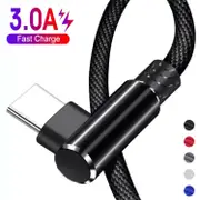 3M 2M 1M 90 Degree For iPad Samsung Type C Fast Charging Charger Cable Cord
