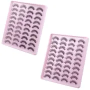20Pairs False Eyelashes Faux 3D Lashes Natural Wispy Lashes Extension