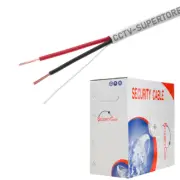 18/2 AWG Stranded CCA Security Alarm Cable 500FT Unshielded Home Business Use