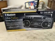 Boombox 2 Way Speaker System with Bluetooth, AM/FM/SW Radio, USB-Cassette Audio