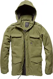 Vintage Industries Darren Parka, textile jacket waterproof , color: Light Olive , size: M