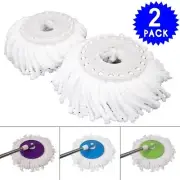 360? Spin Magic Mop Micro Head Mop Refill 2 Piece - SAME DAY SHIPPING