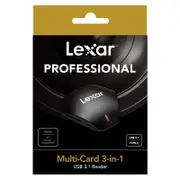 Lexar Professional Multi-Card 3-In-1 USB3.1 Reader