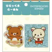 San-X SE63402 Rilakkuma Ramen Sticker Set "Anytime Ramen Goods" Theme