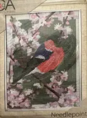 Printed needlepoint tapestry kits With Floss 20x25 Cm Rto Bird
