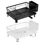 Large Kitchen Counter Rack With Automatic Drying Tableware Storage Dish Rack
