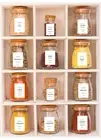 96 Modern Minimalist White Herbs & Spices Labels stickers Spice Jar Labels