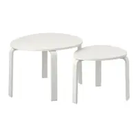 在飛比找蝦皮購物優惠-IKEA SVALSTA子母桌 的大桌 （染白色）