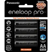 PANASONIC BK3HCCE4BT 4Pk Aa Eneloop Pro Batteries 2550Mah BK-3HCCE/4BT Voltage: 1.2V 4PK AA