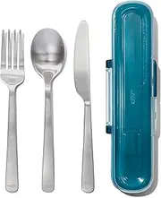 OXO Prep & Go Reusable Utensil Set Silver
