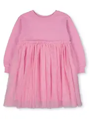 Toddler Girls Dress 6 PINK (SOLID)