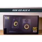 【海外代購】預購 原廠 KRK GOAUX 4 監聽喇叭 4寸 音響 一對 外出便攜 附贈 腳架 收納袋 IMM