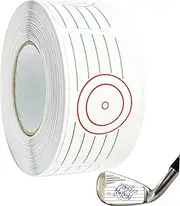 Golf Impact Tape Labels 250 Pcs/Roll Golf Impact Stickers for Swing Training Irons and Woods Ball Hitting Recorder Standard Irons Woods Labels,Club Face Stickers Training Aids for Golf Swing Practice