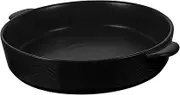 LABRIMP Ceramic Baking Dish with Double Handles Nonstick Roasting Pan for Pizza and Appetizers High-Temperature Resistant Bakeware for Home and Restaurant Use