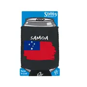 Samoa Country Flag Nationality - Stubby Holder With Base
