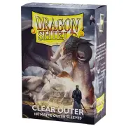 Dragon Shield Clear Outer 100 Matte Standard Outer Sleeves
