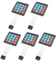 Oiyagai 5pcs 4x4 Membrane Switch Keypad Keyboard 44 16 Key Matrix Array Matrix Keyboard for Robot arduino Smart car New