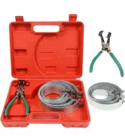 Piston Ring Compressor Tool with Pliers and 14 Rings (2.4" - 5.7"), Compressor