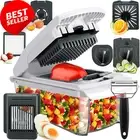 Vegetable Chopper, 9-in-1, Mandoline Slicer, Spiralizer, Zoodle Maker, Gadgets